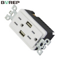 OEM and ODM 15A 125V electric socket single outlet gfci receptacle